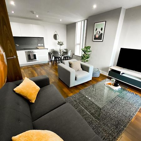 The Panda - Modern 2 Bedroom Apt In Manchester City Centre Luaran gambar